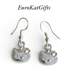 Hello Kitty Silver Earrings